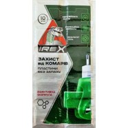 Пластины от комаров, без запаха, 10 пластин, IREX